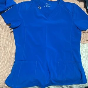 Cherokee Infinity Royal Blue Scrub Top